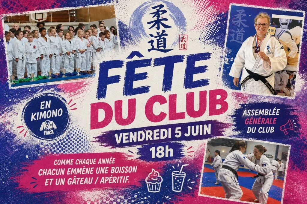 Fête du Judo le 5 juin à 18h